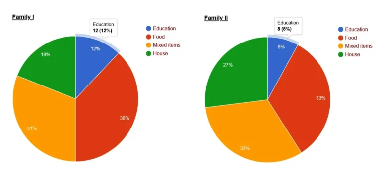 Pie-diagrams family I and family II, bpsc-mains